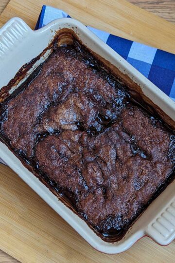 Chocolate Pudding Cake recipe also known as brownie pudding