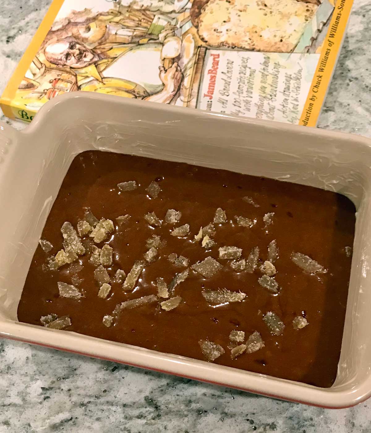 Unbaked gingerbread batter from Beard on Bread