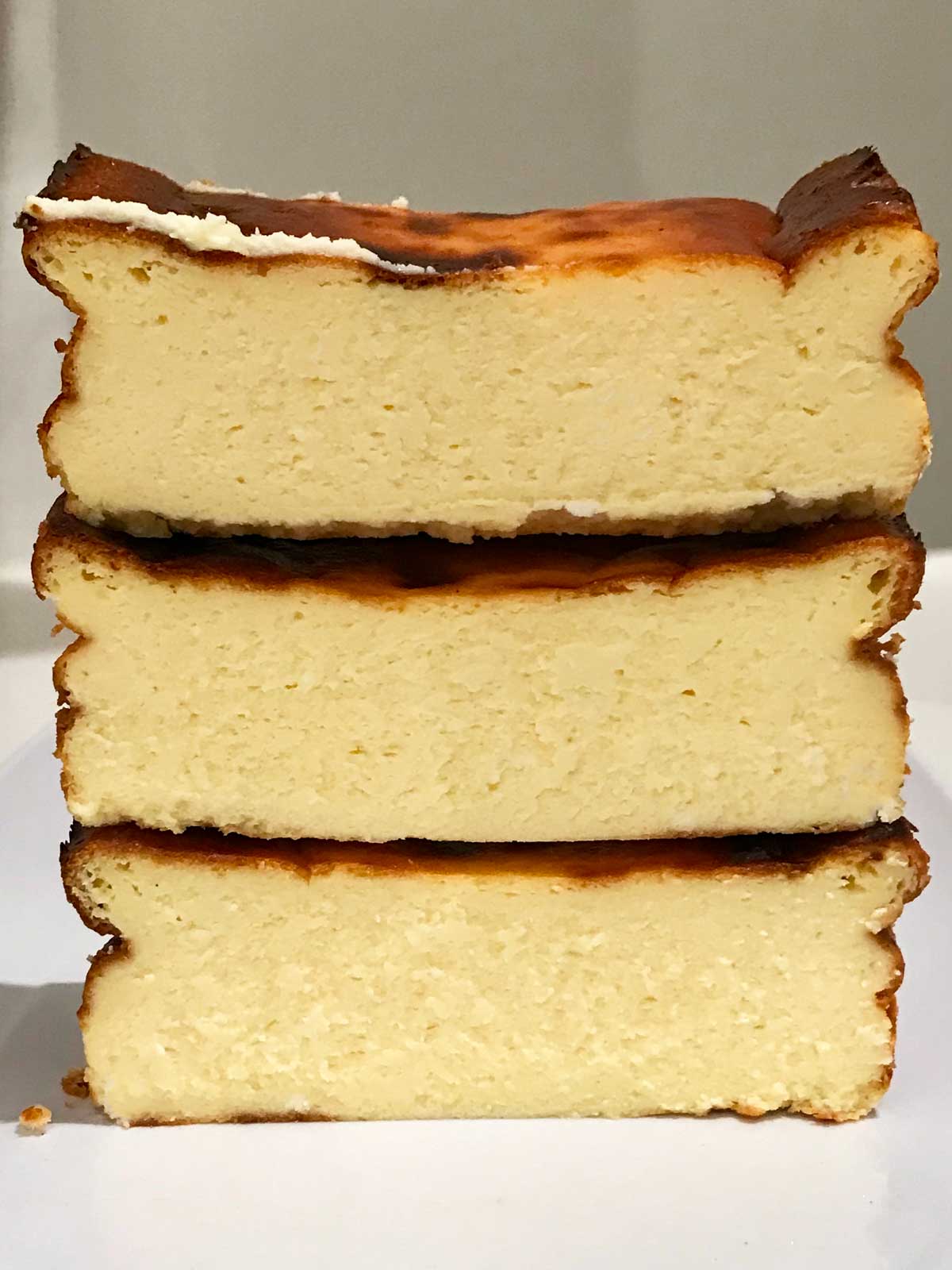 Loaf Pan Basque Burnt Cheesecake