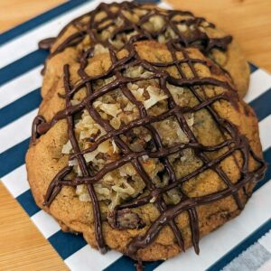 Giant German Chocolate Chip Cookies