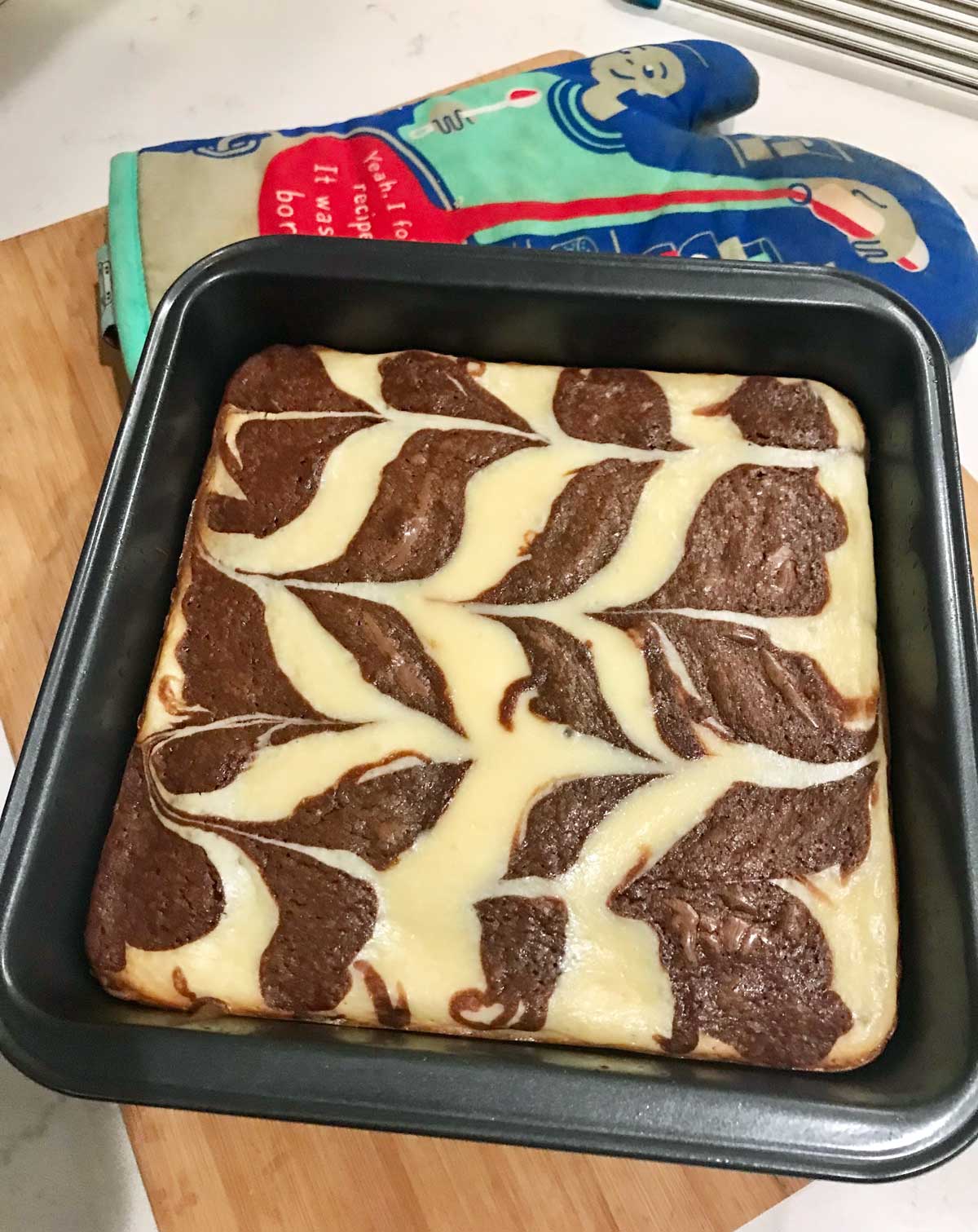 Layered Cream Cheese Brownies 