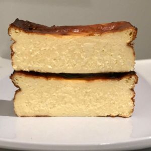 Loaf Pan Basque Burnt Cheesecake