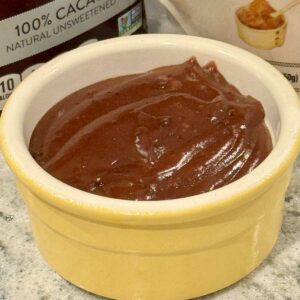 Miso Chocolate Pudding