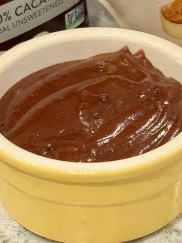 Miso Chocolate Pudding