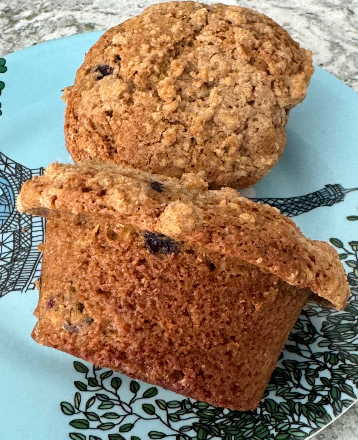 Spelt Flour Blueberry Muffins