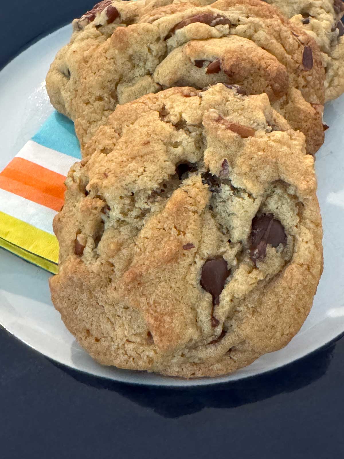 Maple Pecan Vegan Chocolate Chip Cookies