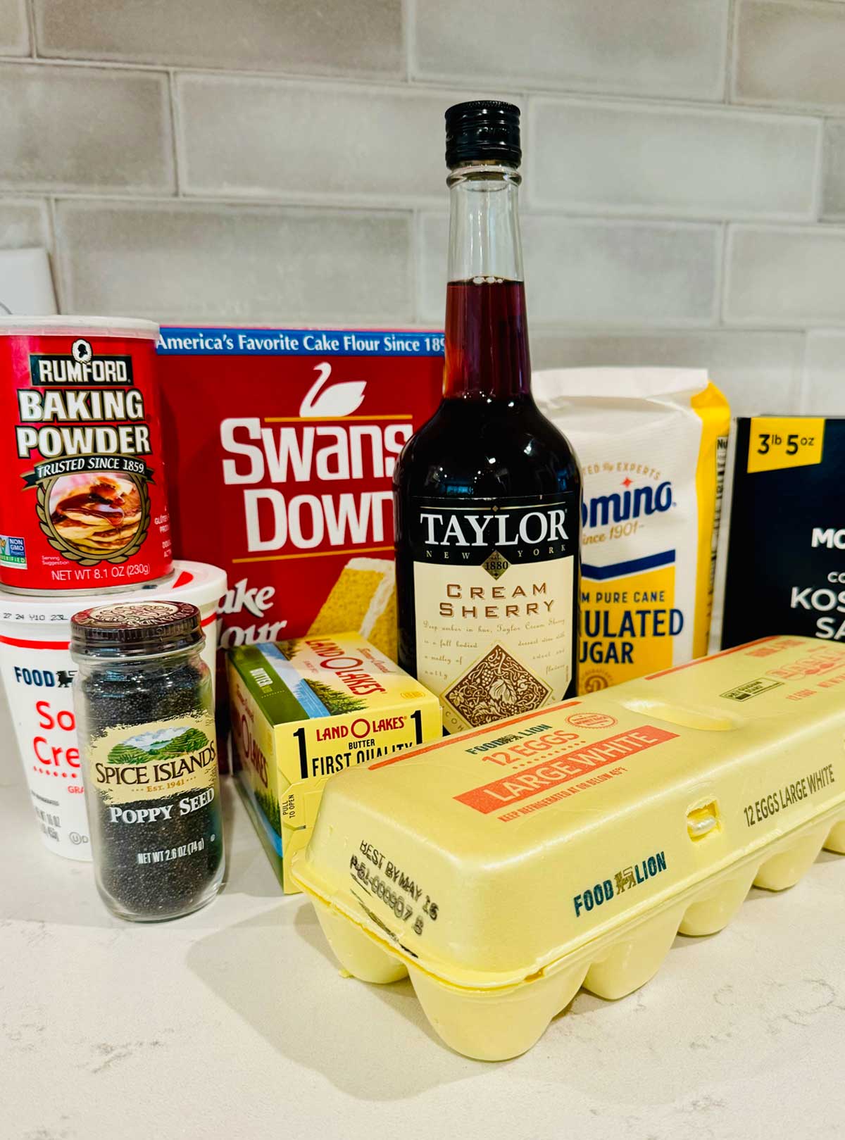 Mrs. Fields Poppyseed Pound Cake Ingredients