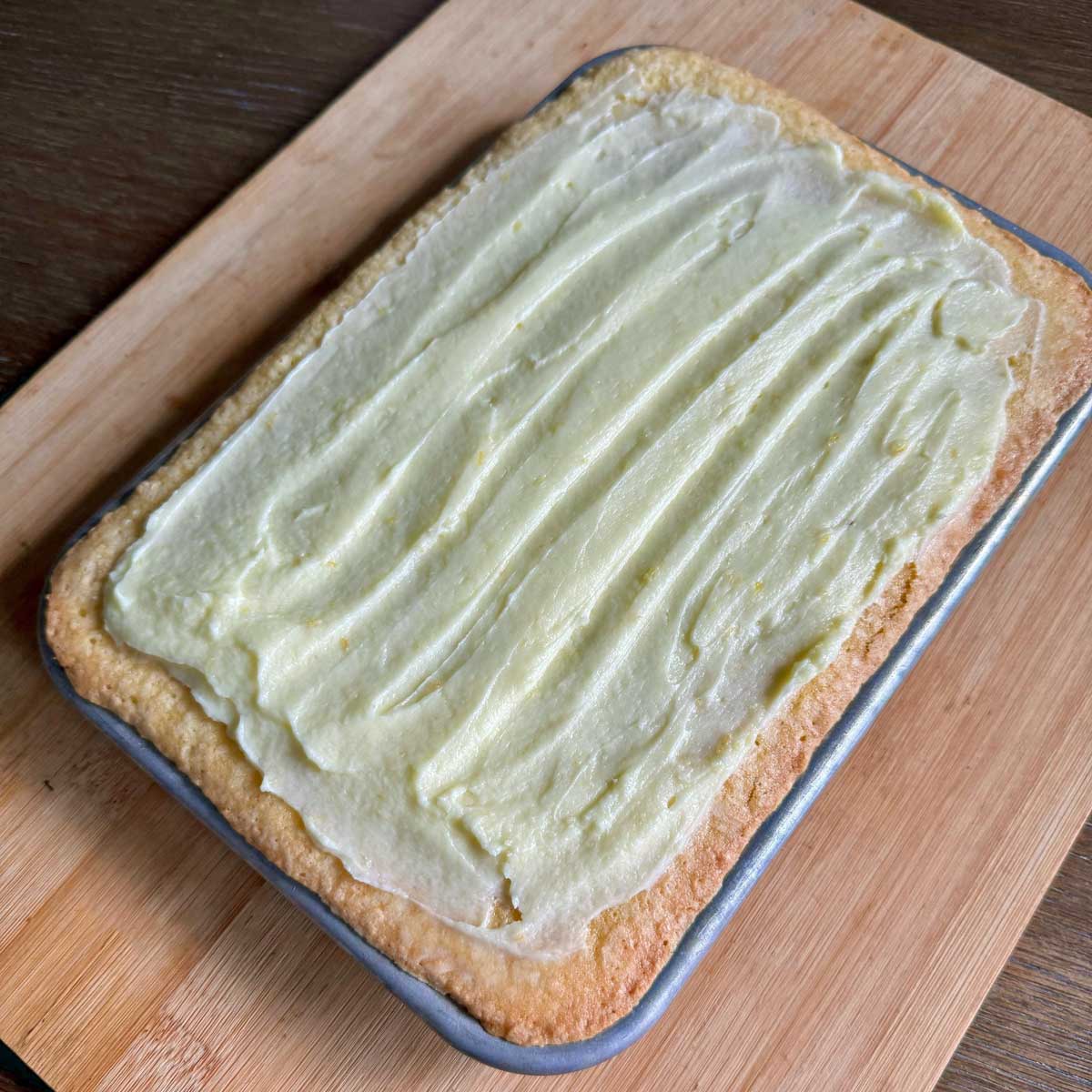 Mini Lemon Sheet Cake