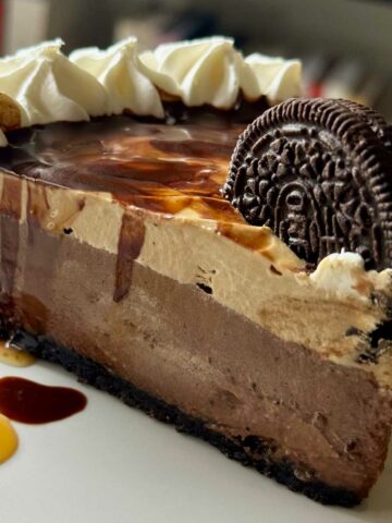 Oreo Chocolate Mocha Pie Slice