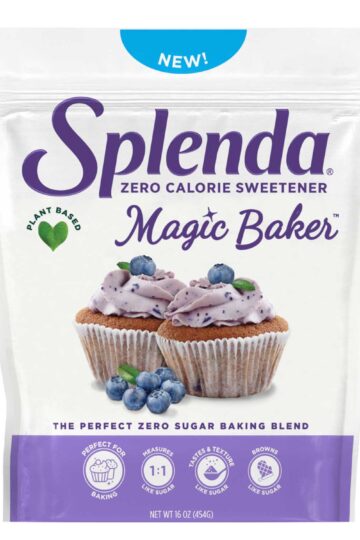 Splenda Magic Baker to sweeten a recipe for fresh blueberry bread.