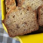 Buttermilk Banana Bread Recipe sliced to show texture.
