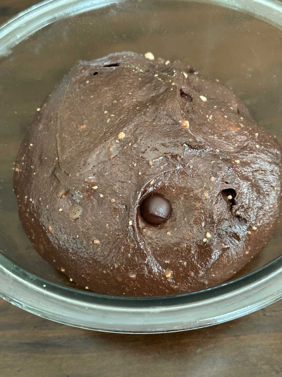 low carb chocolate bread dough.