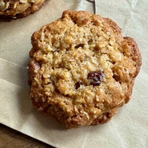 Sugar Free Oatmeal Cookies recipe made with Swerve or Lakanto Gold
