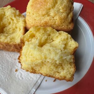Soft and fluffy corn muffins like Boston Market made with cake mix and cornbread mix.