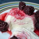 Greek Yogurt Panna Cotta with an easy Blackberry Compote recipe.