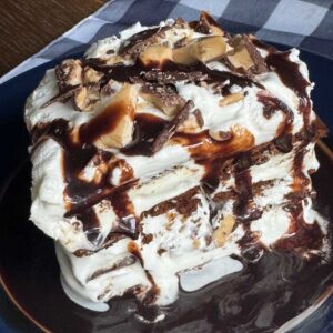 Ice Cream Sandwich Cake with Crushed Heath Bars