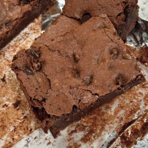 Gluten-Free hazelnut flour brownies made with Bob's Red Mill hazelnut flour