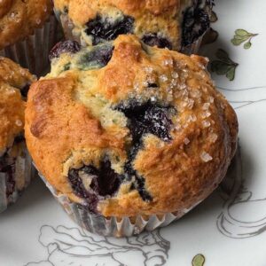 Greek Yogurt Blueberry Muffins recipe