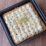 An 8-inch square pan frosted Key lime cake recipe.