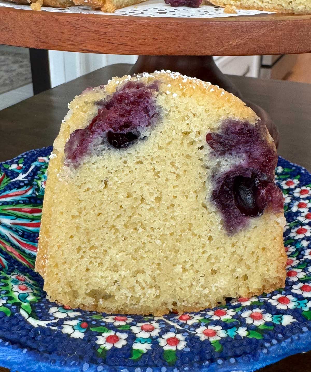 Gluten-Free Blueberry Lemon Cake