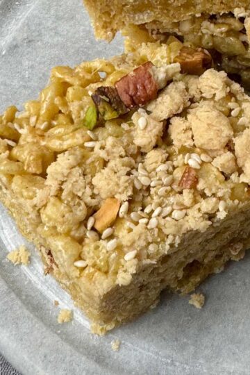 Pistachio Halvah Rice Krispies Treats 2