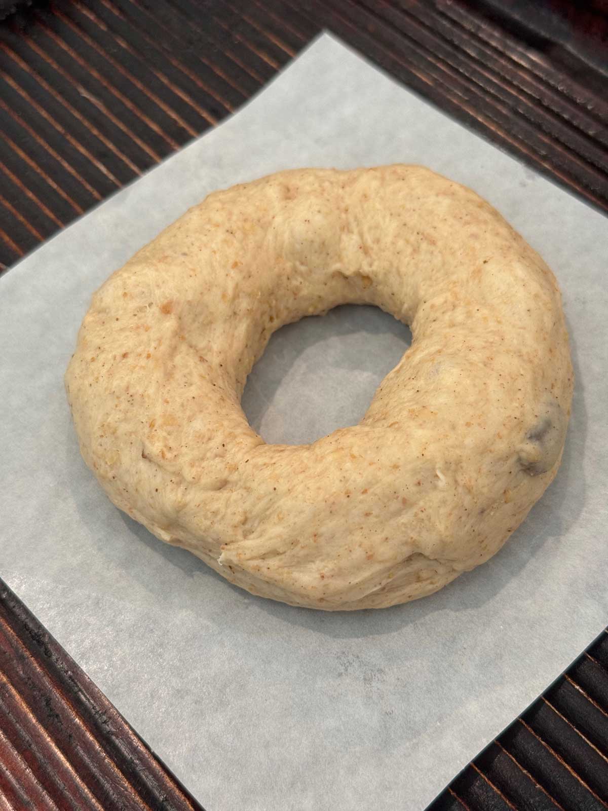 Unbaked Bagel Dough