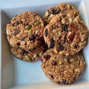 Vegan Pecan Cranberry Cookies recipe