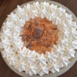 Brown Butter Ritz Cracker Butterfinger Pie recipe
