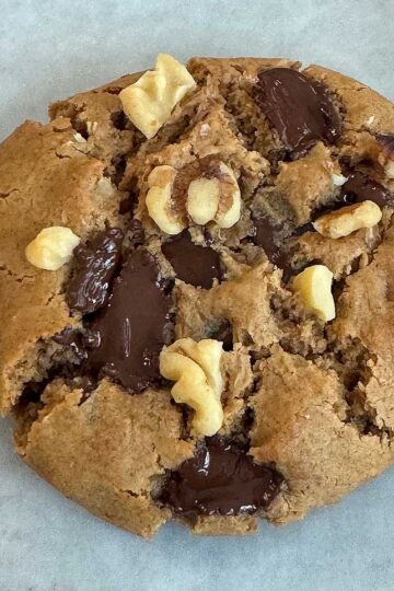 All Day Chocolate Chip Cookies, single serving cookies made with flaxseed.