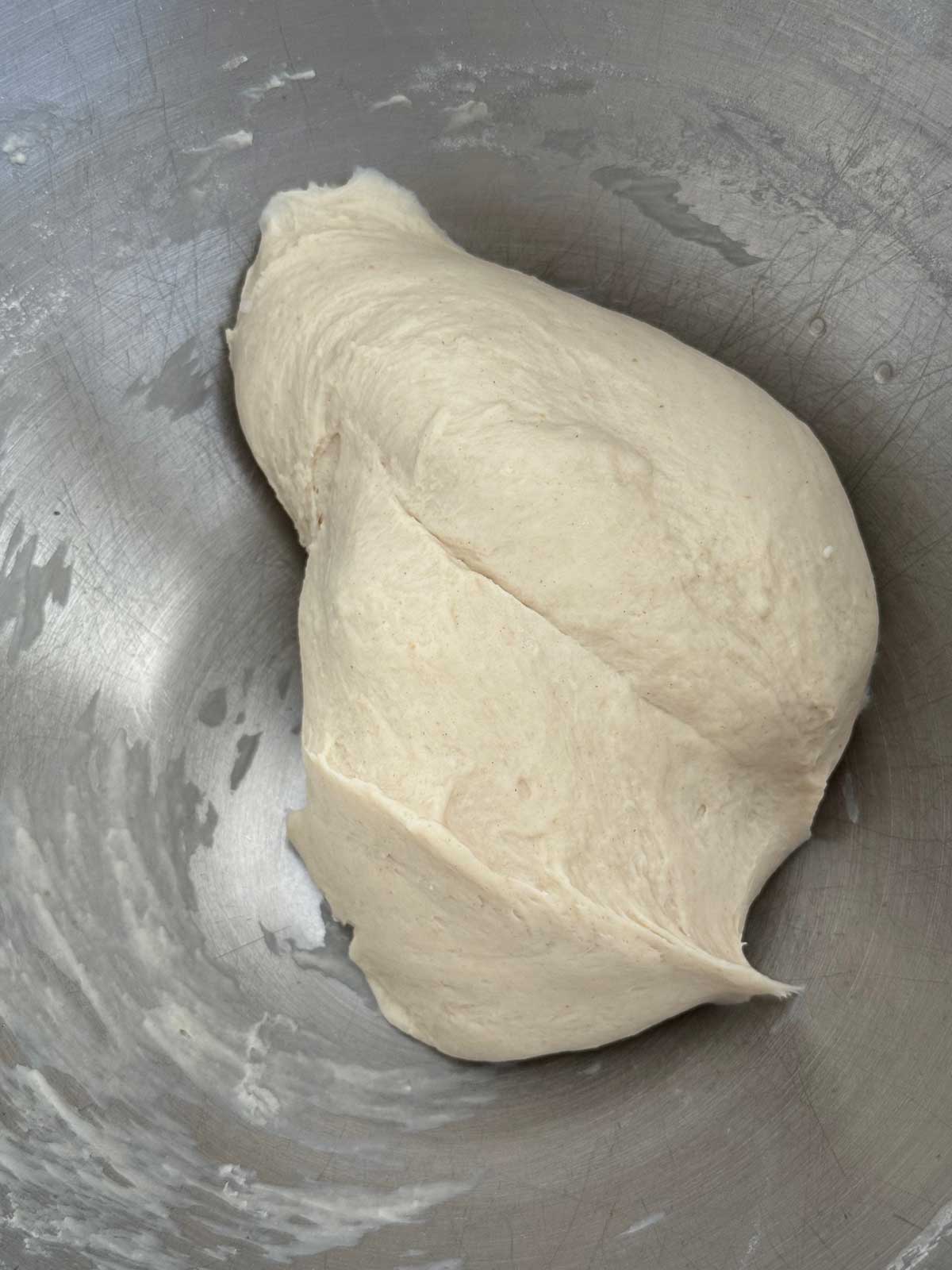 Dough after it was kneaded
