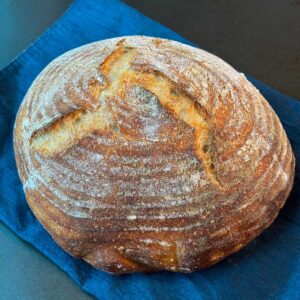 Basic sourdough bread recipe that does not call for extra yeast.
