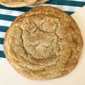 Buttery Snickerdoodles made with European style Plugra butter.