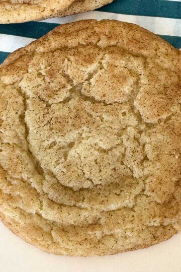 Buttery Snickerdoodles made with European style Plugra butter.
