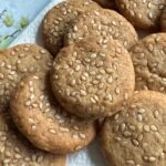 Benne Wafers or Charleston's famous sesame seed cookies