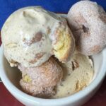 Soft and creamy scoopable cinnamon flavored ice cream.