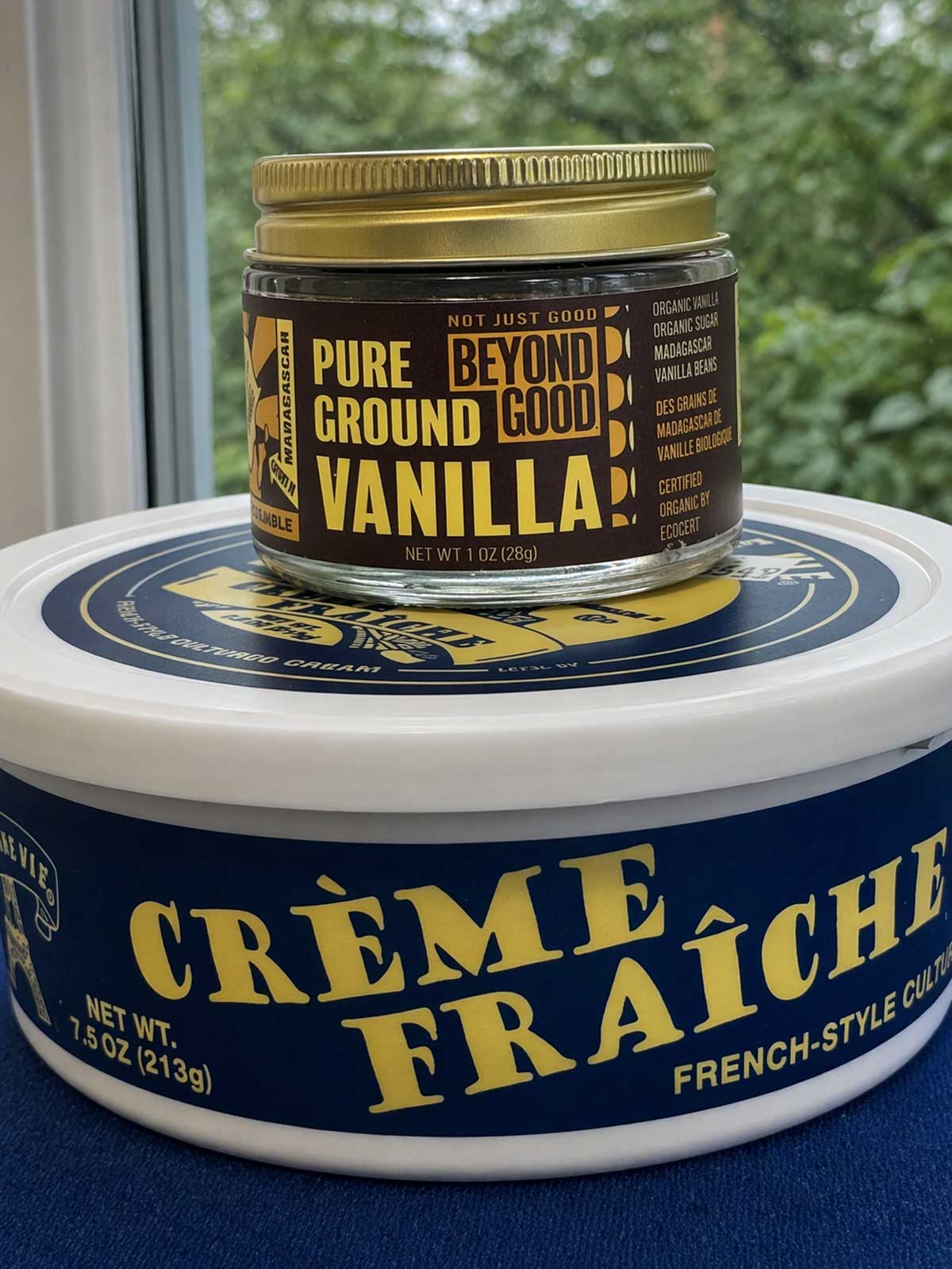 Pure Ground Vanilla and Creme Fraiche