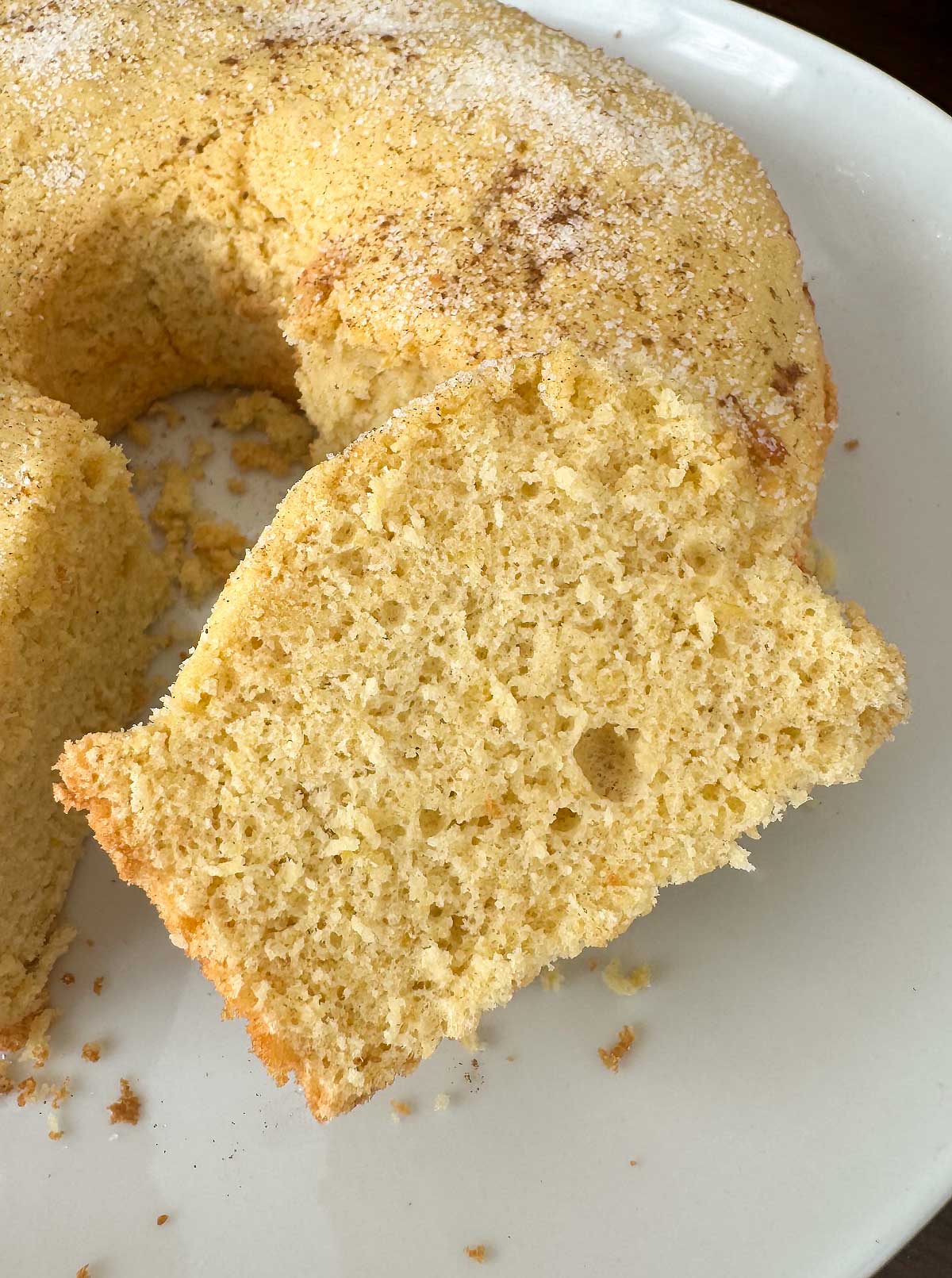 Pesach Passover Sponge Cake recipe showing oil-free texture.