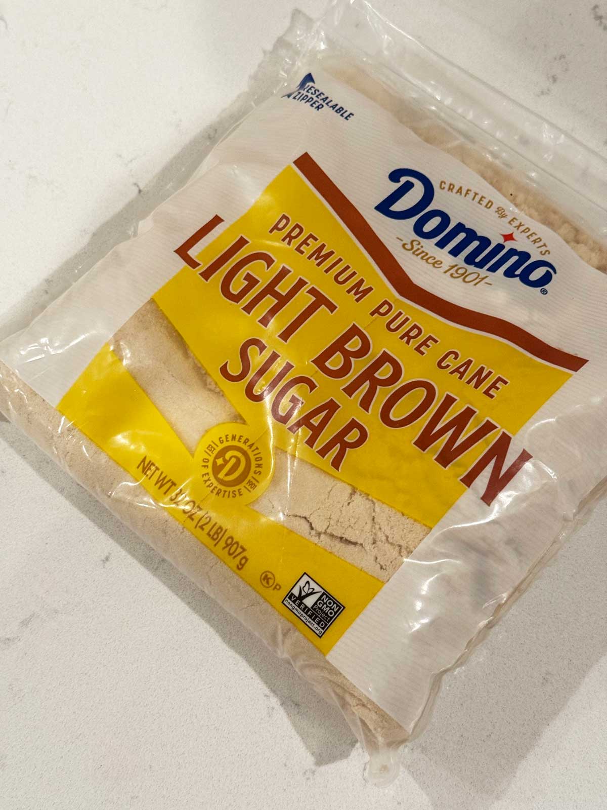 Brown sugar is lighter now.