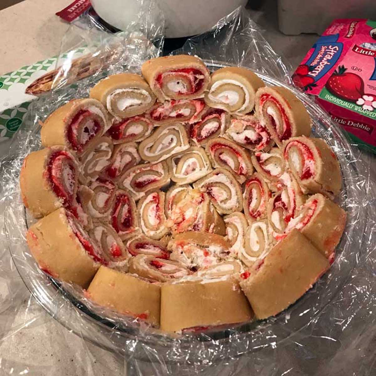Little Debbie Strawberry Shortcake Roulade