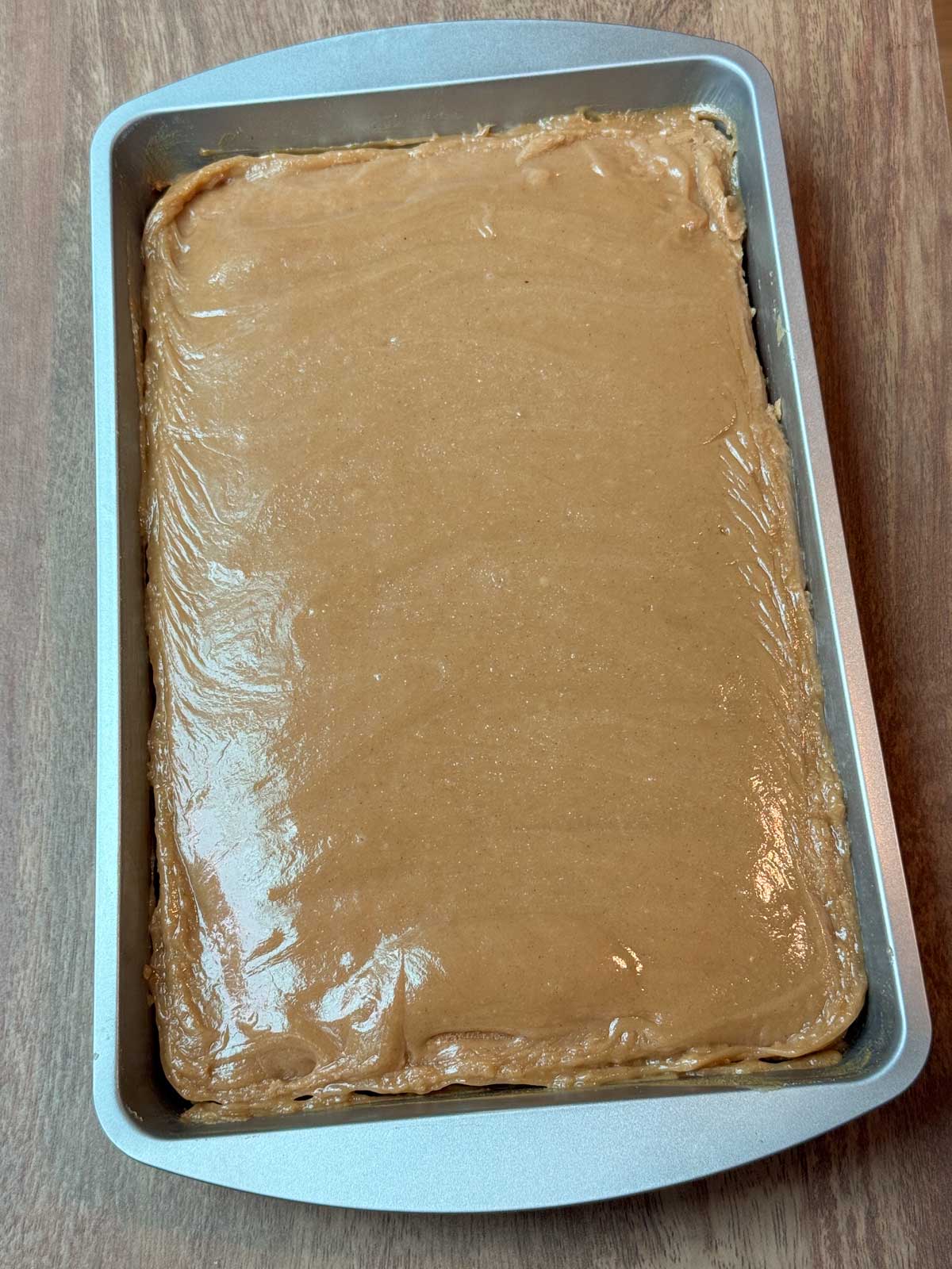 Peanut Butter Sheet Cake like the old lunchroom cakes.