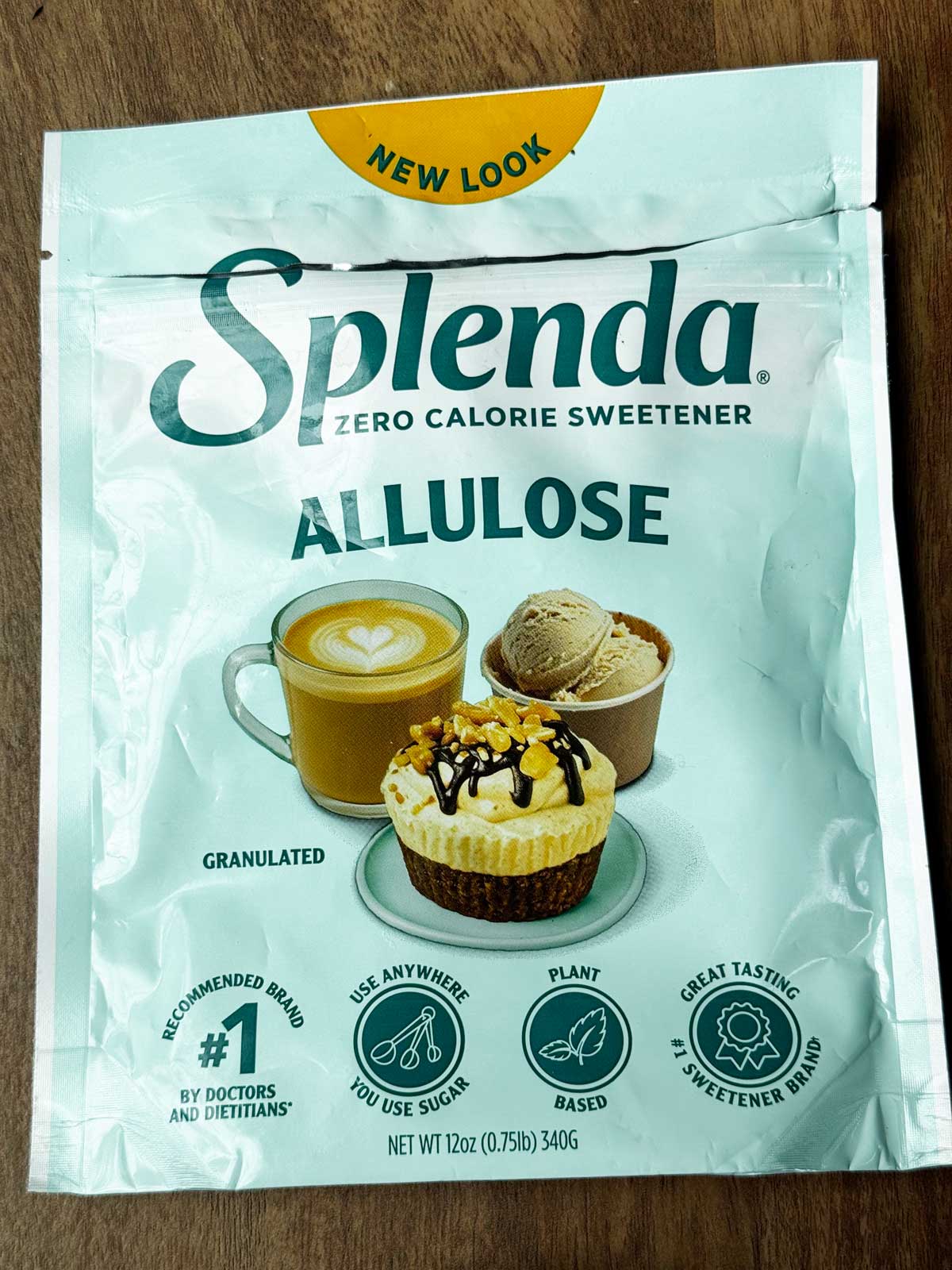 Splenda allulose sweetener bag